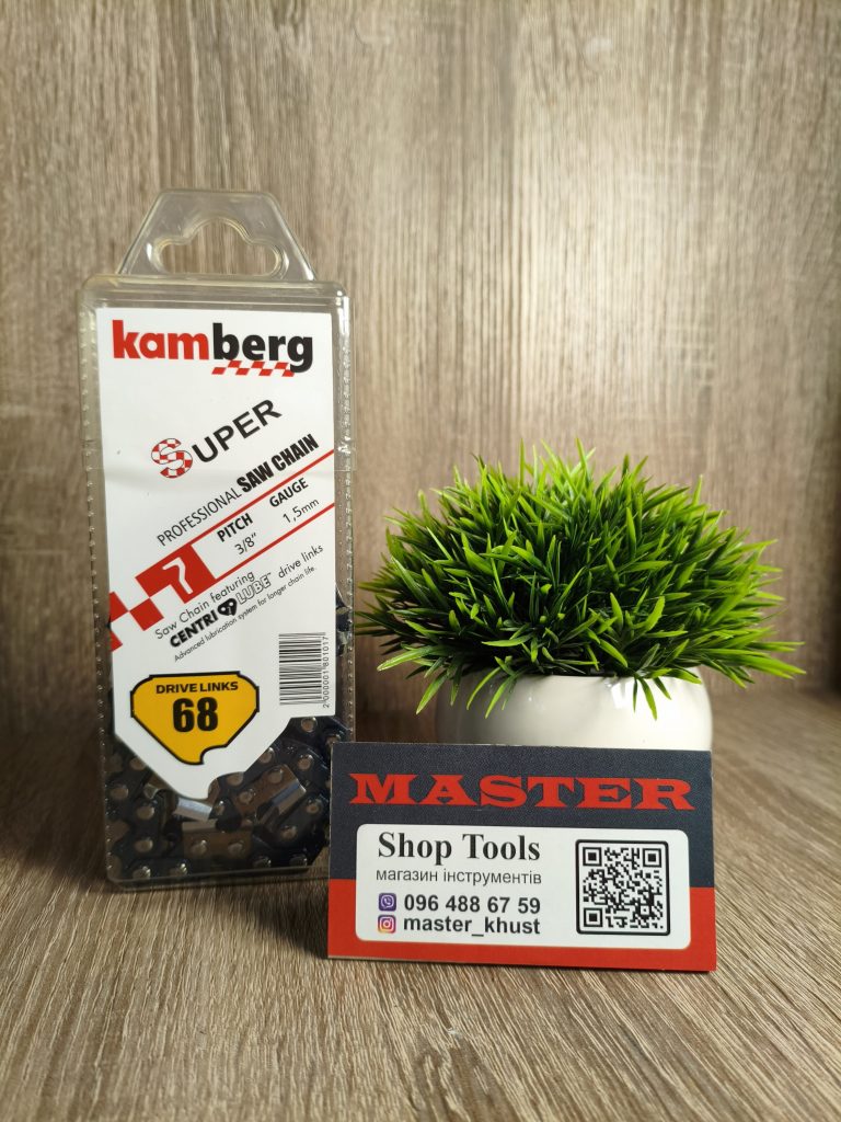 ланцюг Kamberg 68 ланок товщина пазу 1.5. мм 3/8 крок 45 см