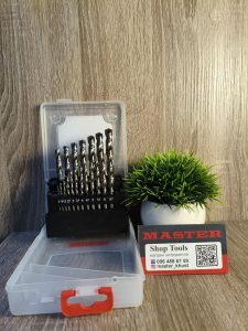 Набір сверл HAISSER 19pcs HSS (1-10)x0.5мм  металеві