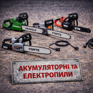 Електропили та акумуляторні пили