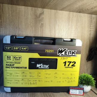 Набір інструментів професійний 172 од Werk