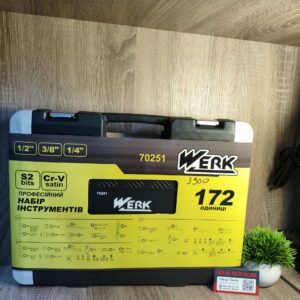 Набір інструментів професійний 172 од Werk
