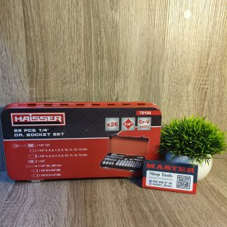 Набір головок з трищіткою  HAISSER 26 од