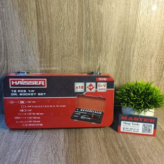 набір головок з трищіткою HAISSER  18од