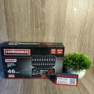 набір головок з трещіткою HAISSER PROFI 46 од