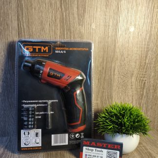 викрутка акумуляторна професійний інструмент. GTM  
SD3,6/5