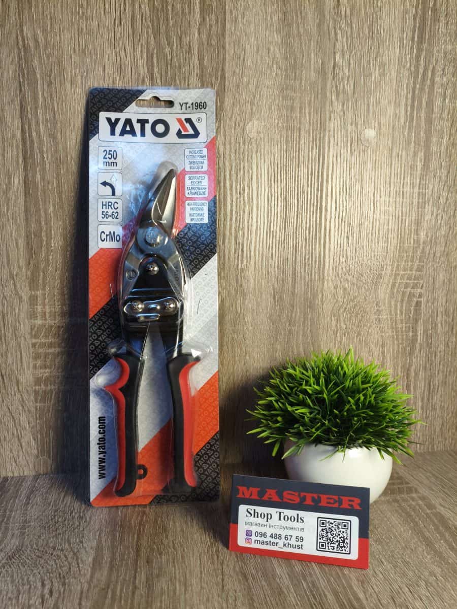 ножиці для бляхи леві YATO YT-1960 250mm