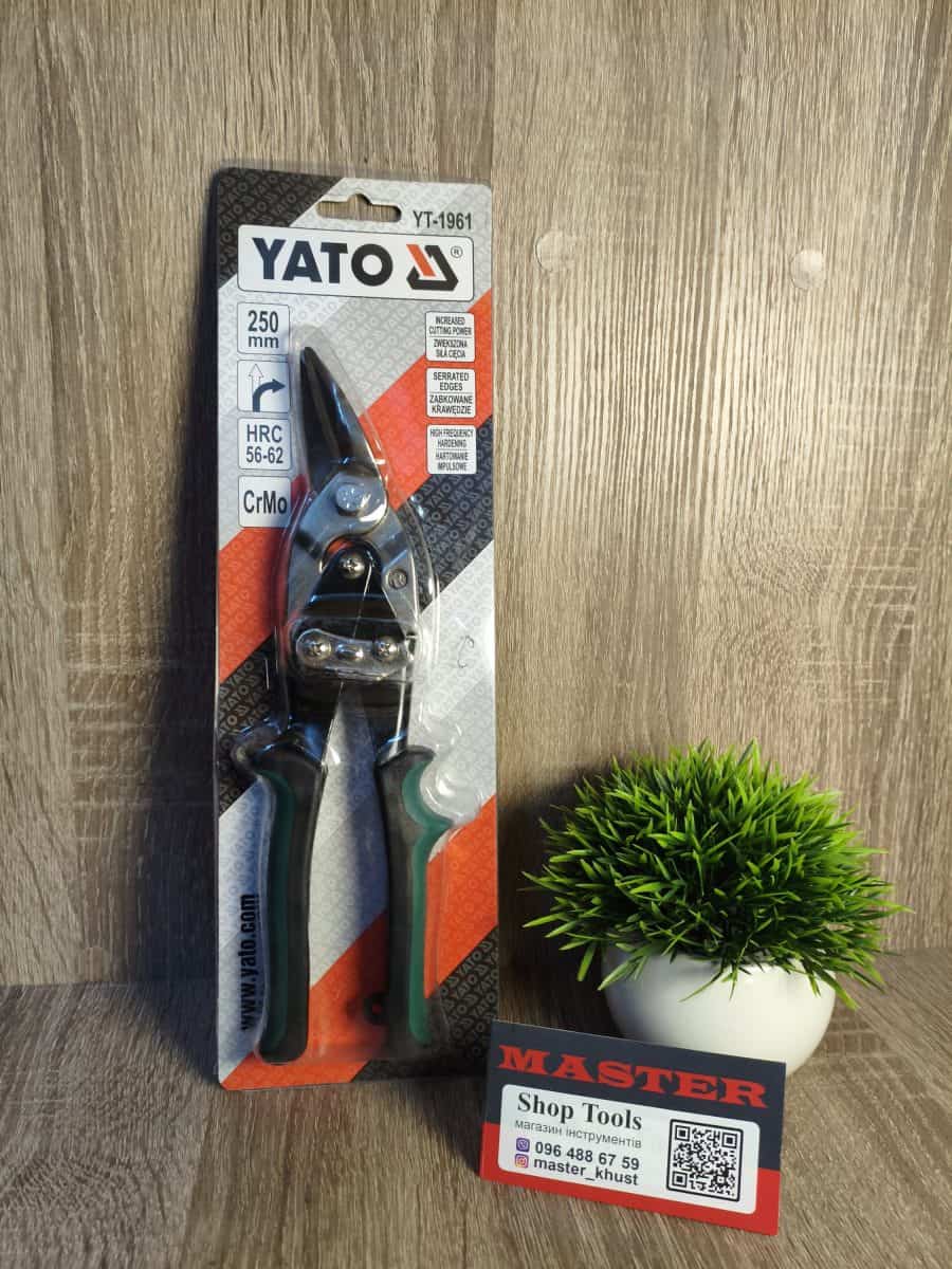 ножиці для бляхи леві YATO YT-1961 250mm