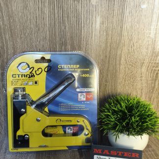 степлер будівельний механічний +400 скоб СТАЛЬ