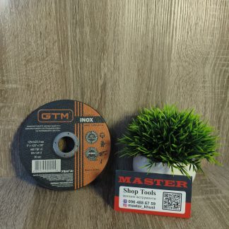 відрізний диск 12250 об хв
GTM INOX
125x22.2mm