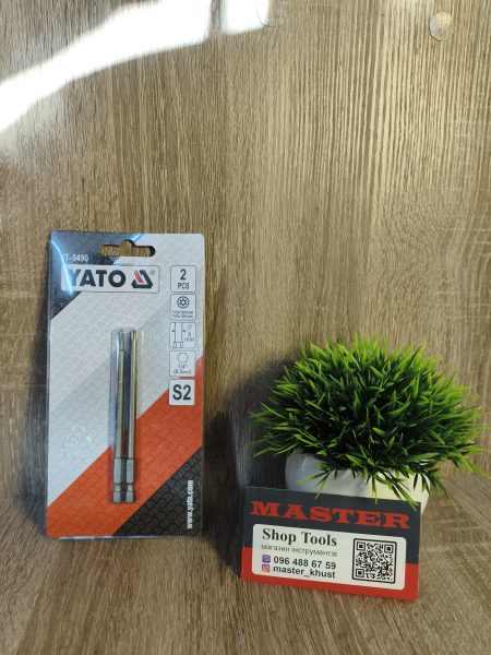 Насадка викруткова YATO TORX SECURITY 1/4" T10/T25 x 100 мм 2 шт
