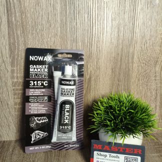 герметик високотемпературний Nowax, 100% силіконовий чорний (85г + 315⁰C) (NX35309)