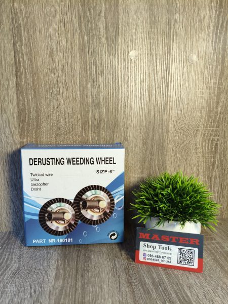 металева щітка-насадка для тримера Derusting Weeding Wheel.