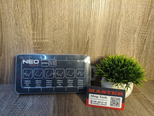 набір пластикових скоб NEO TOOLS (арт. 19-159) для ремонту пластику.