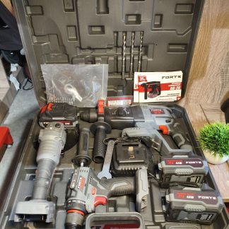 набір акумуляторного інструменту Forte CDR-21PROMO, AG 21-125, RH-26.